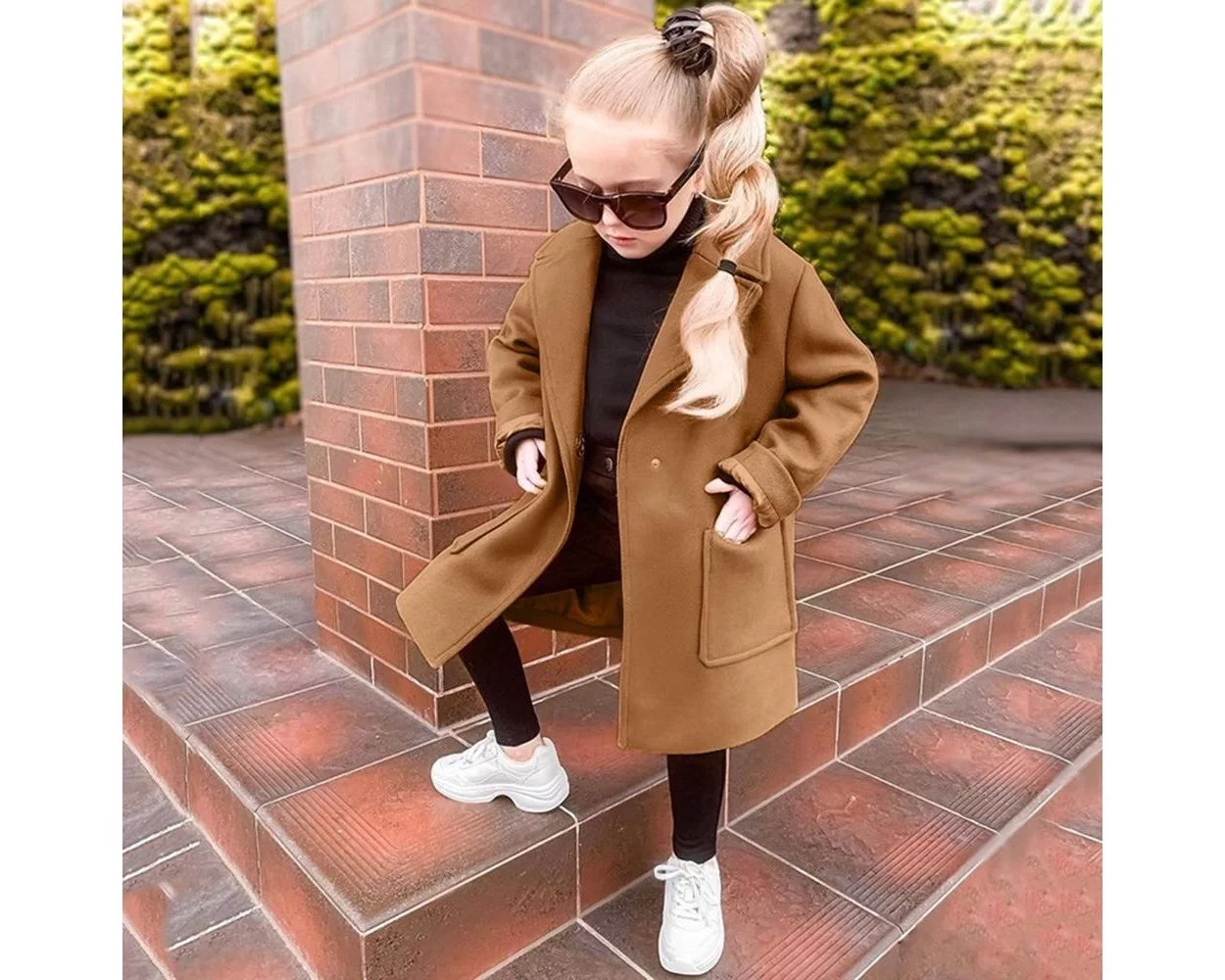 Girls discount coat long