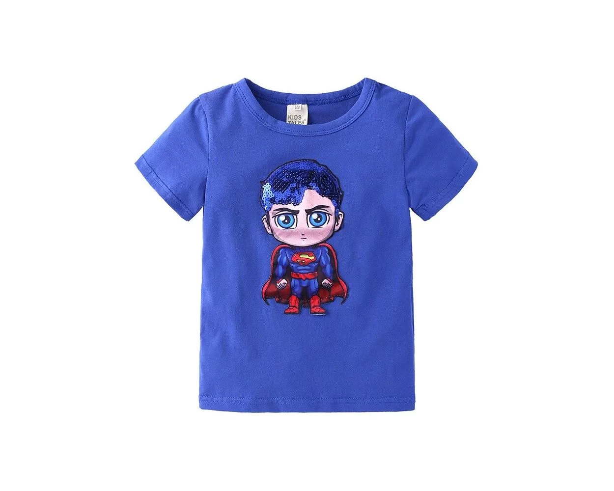 Superman kids t shirts with LED light The Bobo Store