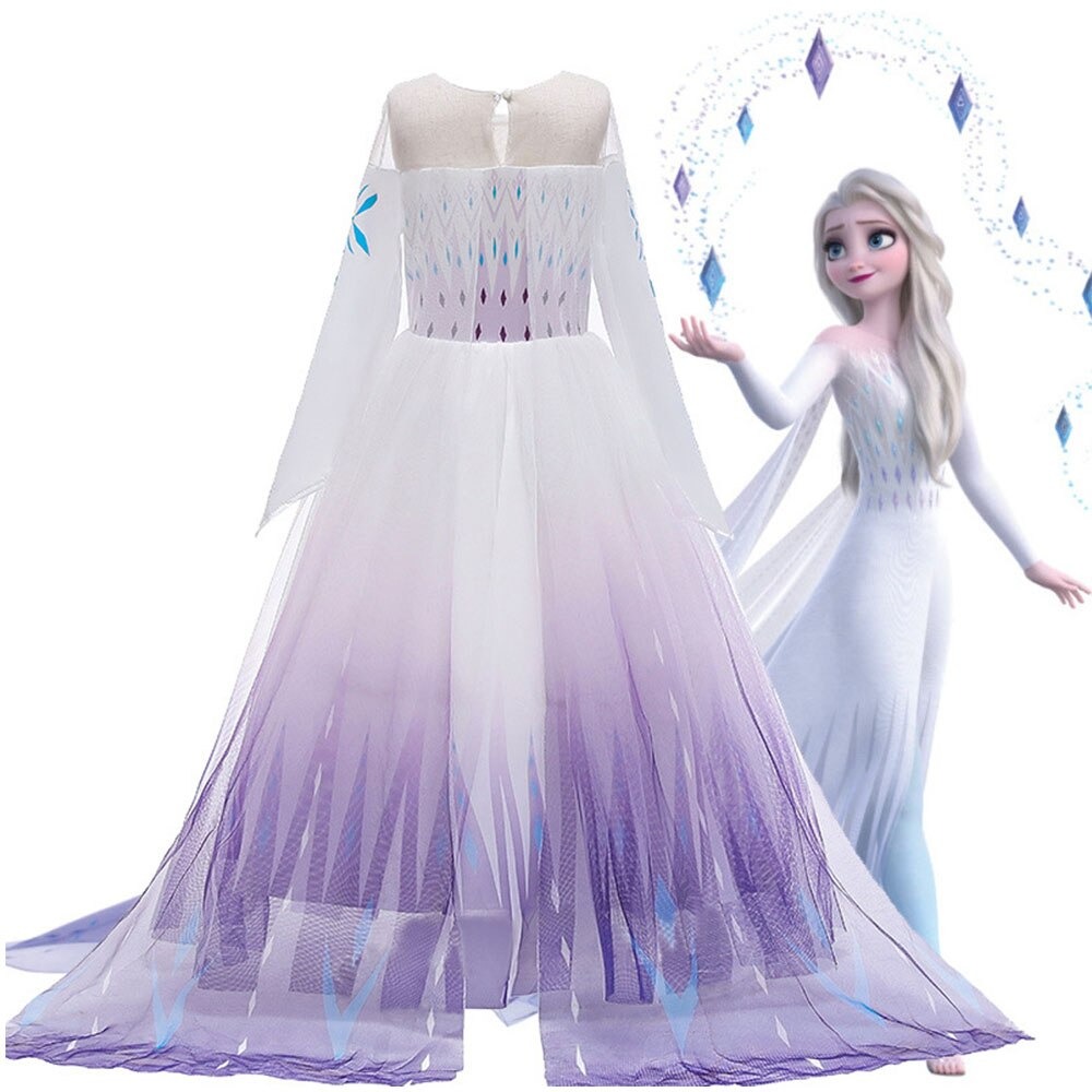 Kids Girls Frozen Elsa Print Princess Tulle Dress Costume Summer Short  Sleeve A-line Dresses Gift | Fruugo BH