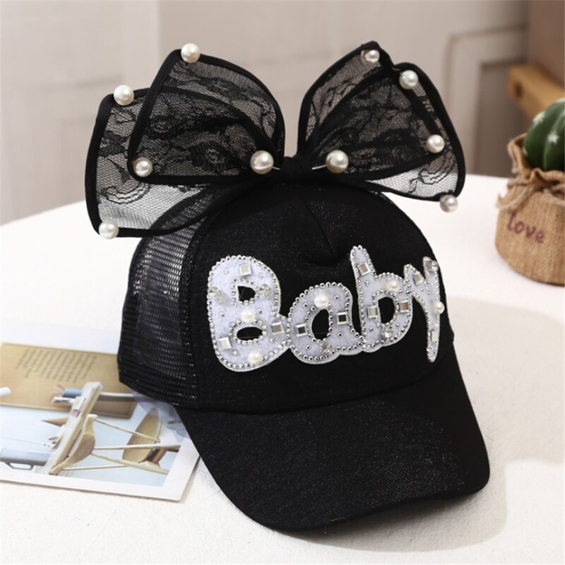 Baby girl black hat online