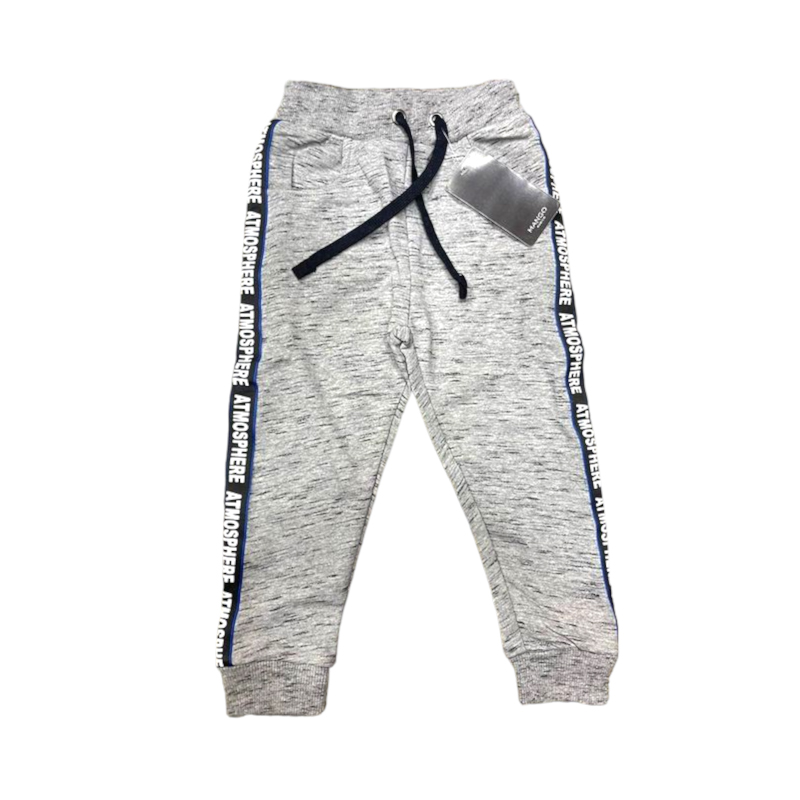 Gray Essential Fleece Pants For Boys