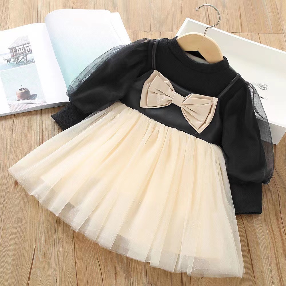 Stylish Formal Like Bow Winter Frock For Girls The Bobo Store