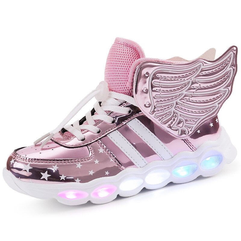 USB Charging Baby Girl Shoes